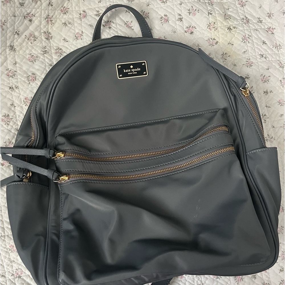 Kate Spade gray backpack